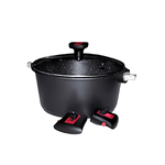 Baumalu-Granit Pro雙耳湯鍋附蓋-24cm, , large