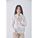 (S) adidas運動連帽白色外套二手衣, , large