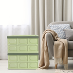 Set of 2 Multi-Functional Foldable Storage Boxes, , large