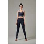 YOGA FLOW Brook Tank - 雙材質拼接上衣 - 深邃藍 Indigo, , large
