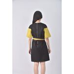 (S) marni質感黑色綁帶洋裝二手衣, , large