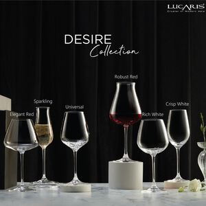 Lucaris無鉛水晶玻璃酒杯 6款任選 DESIRE系列 水晶紅酒杯 白酒杯 香檳杯 紅白酒杯 金益合玻璃器皿