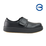 【AHbuffett防滑鞋】AH-43 防滑 玻纖 安全鞋 魔鬼氈款 EVA鞋底 寬楦 CNS20345 輕量 鋼頭鞋 防護鞋 防滑工作鞋 止滑鞋 餐飲, , large