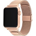 COACH Apple Watch 錶帶 38/40/41mm 適用 不鏽鋼米蘭錶帶 - 玫瑰金色 禮物(不含手錶), , large