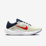 Nike Air Winflo 10 男 慢跑鞋 運動 路跑 訓練 基本款 緩震 米黃 深藍 [DV4022-006], , large