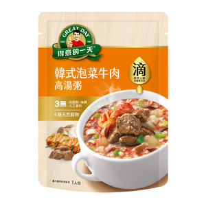 Great Day Korean Kimchi and Beef Congee