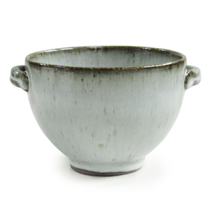 [豐名日本餐具] 4.0"雙耳井 灰釉 / C04DB0-36