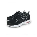 JUMP將門 女運動鞋 女鞋 MIT台灣製造 拼接 輕量 透氣 抗菌 除臭 耐衝 緩震 氣墊 耐用 耐磨 抓地 止滑 黑, , large