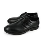 男真皮皮鞋 商務皮鞋 英倫皮鞋 休閒皮鞋 正式皮鞋 學生皮鞋 透氣 不悶熱 柔軟 舒適 減壓 止滑 耐走 耐久站 925黑, , large