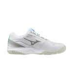 Mizuno Cyclone Speed 5 男 排球鞋 穩定 包覆 回彈 美津濃 白 灰 [V1GA258021], , large