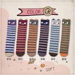 【現貨】MIT台灣製趣味萊卡止滑兒童長襪-嘿嘿貓 HP5023, , large