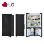 LG GV-NB61BG智慧變頻四門冰箱619L, , large