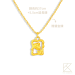 【TLH】母親節限定 黃金墜項鍊 純金999 溫柔盛開 約重0.07錢&plusmn;0.02 附贈蝴蝶結專屬包裝 (生日 送禮), , large