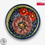 【SOLO Vintage】Cerraf Polish Pottery 9cm Small Bowl Banquet of Elegant Red Series Made in Poland, , large