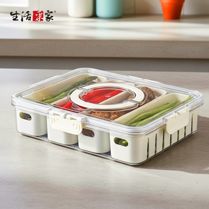 SHCJ 食材密封瀝水保鮮盒【8款可選】保鮮瀝水盒 冷凍冷藏 保鮮盒瀝水 多款可選