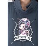 (S) betty boop質感棉質高領綠色長袖上衣二手衣, , large