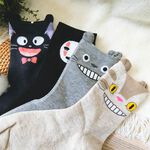 [Kaimei Cotton Industry] 8 pairs set, random and excellent, MIT made in Taiwan, pure cotton style women's socks, cartoon style, , large