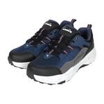 DIADORA迪亞多那 防潑水寬楦越野鞋 男運動鞋 男鞋 登山鞋 反光 透氣 保護後跟 足弓支撐 高彈 止滑 咖啡 丈青, , large