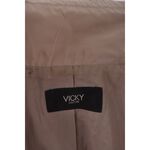 (S) vicky質感風衣杏色外套二手衣, , large