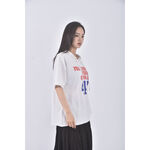 (XL) xin yi質感連帽白色短袖上衣二手衣, , large