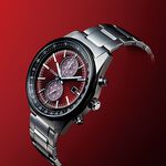 CITIZEN 星辰 東京紅限量版 計時碼錶腕錶 CA7034-96W, , large