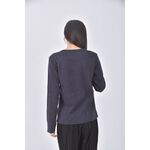 (S) 貓咪藍色長袖上衣二手衣, , large