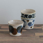 【毓秀堂】AWASAKA 筆青 陶瓷水杯(點打), , large