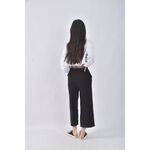 (S) pazzo高腰寬鬆黑色長褲二手衣, , large