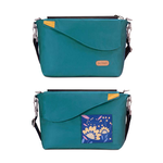Eco-friendly Crossbody bag & tote bag Two-in-one, Reversible yoyo bag (Cerulean), , large