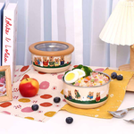 『HOUSUXI‧舒希』DINOTAENG 校園系列-不鏽鋼雙層隔熱碗730ml(A3), , large