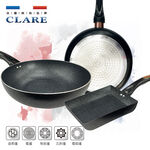 CLARE 可蕾爾 羽鑚不沾炒鍋深煎鍋IH無蓋 34cm-Leidea樂德兒, , large