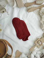 【伸展台】《RUNWAY SOCKS》日系/韓系 糖果襪 22色 雙針筒隱形船襪-『酒紅』 數量有限 售完為止, , large