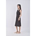 (S) single noble羊毛無袖綠色綁帶洋裝二手衣, , large