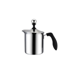 PEARL HORSE Single-Layer Milk Frother with Wooden Handle – 400cc – TA-S-08-400, , large
