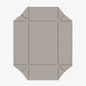 FoldiBox 2 Series Ｍ Hazel Gray and Clear Lid