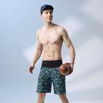 MONINA  MIT  Big men beach swim trunks -M, , large