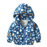 Hooded Windbreaker Jacket, , large