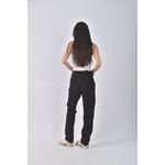 (XL) 丹寧牛仔質感黑色長褲二手衣, , large
