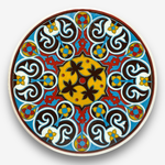 【SOLO Vintage】Designer Heat Mats Ceramic Hot Pads Coasters Made in Turkey 30, , large