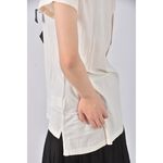 (S) earth music ecology質感圓領白色長袖上衣二手衣, , large