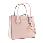 Michael Kors Mercer Logo吊飾荔枝皮革二用包/粉色, , large
