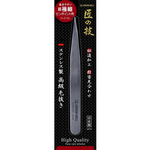 【Greenbell】Fine tip tweezers, stainless steel, 100mm, , large
