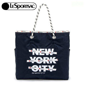 Lesportsac Large Two-Way Tote 大型雙面托特包 送禮-深海藍