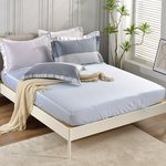 【Betrise】Gentle wind | C Energy Series 100% Austrian Tencel™ Light-quenched Graphene Four-piece Duvet Bedding Set-Double, , large