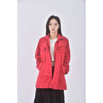 (XL) ming simei棉質紅色外套二手衣, , large