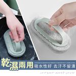 [夢巴黎]  手柄刷 清潔刷 菜瓜布 浴室刷 地板刷 縫隙刷 刷子清潔 浴室清潔 洗碗刷 海綿刷 刷子 洗碗刷, 灰色, large