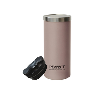 PERFECT 理想牌 極緻316不鏽鋼真空雙蓋咖啡杯直飲杯 玫瑰金450cc-Leidea樂德兒