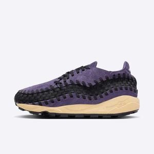 Kixpress-Nike Air Footscape Woven 男女 運動休閒鞋 編織鞋 仿舊中底 紫黑 [FZ2615-500]