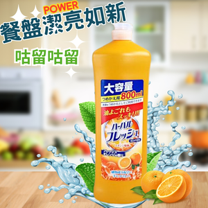 〔本野有限公司〕日本美淨易植物洗碗精(柑橘)800ml -3入組
