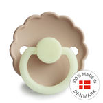 FRIGG Daisy - Round Silicone Pacifier - Croissant Night - Size 2, , large